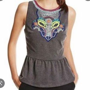 Greylin embellished top